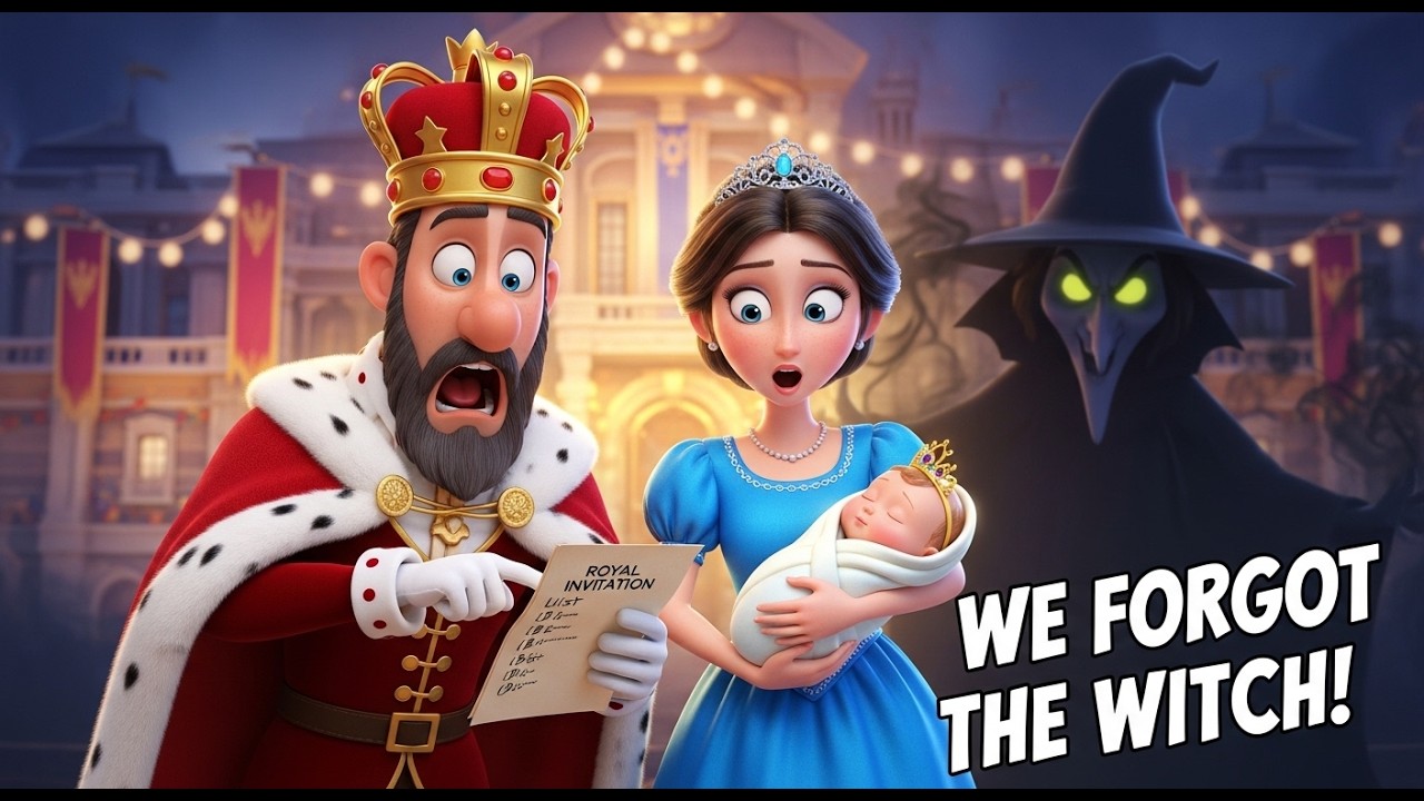 The Light Princess Story | The King Forgot to Invite the Witch! | Kids Fairy Tale