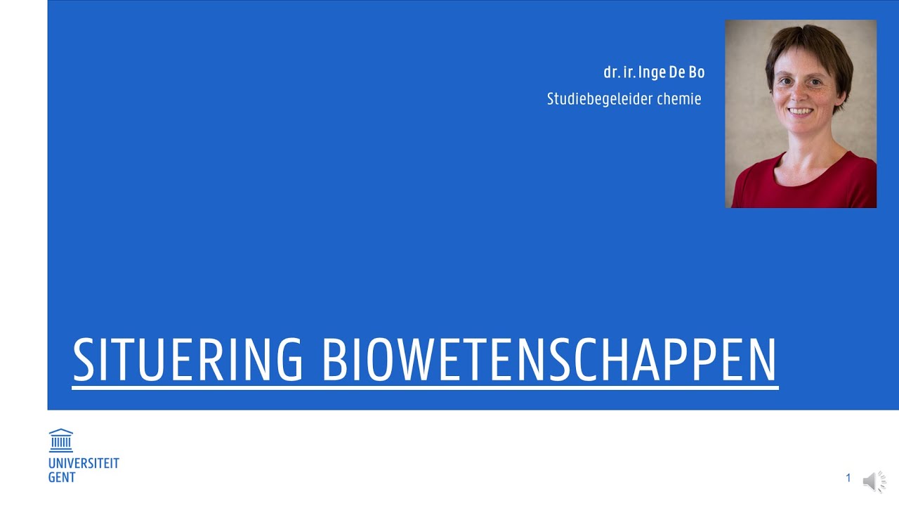 De opleiding biowetenschappen (industrieel ingenieur) aan de UGent