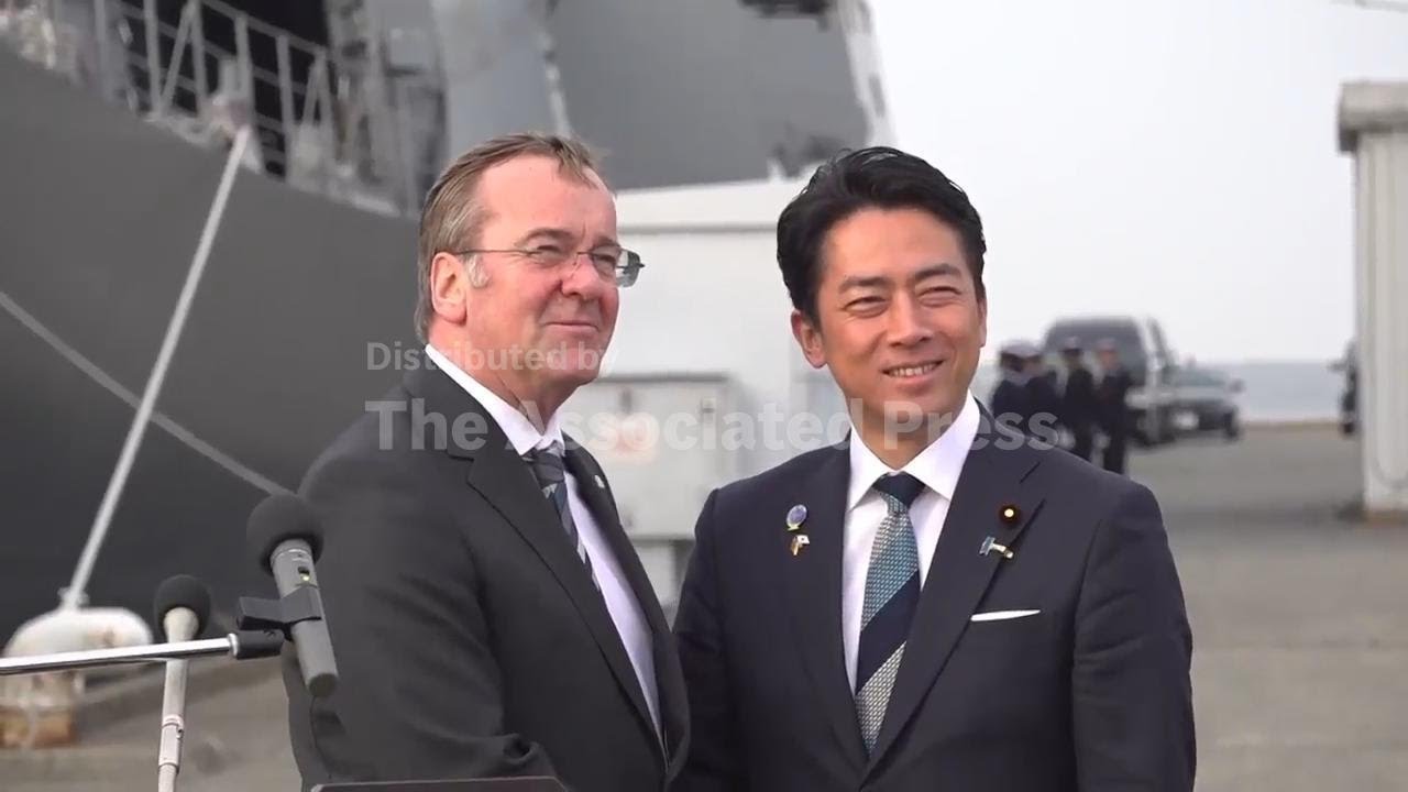German defense chief visits Japan seeking to strengthen security ties in Indo-Pacific