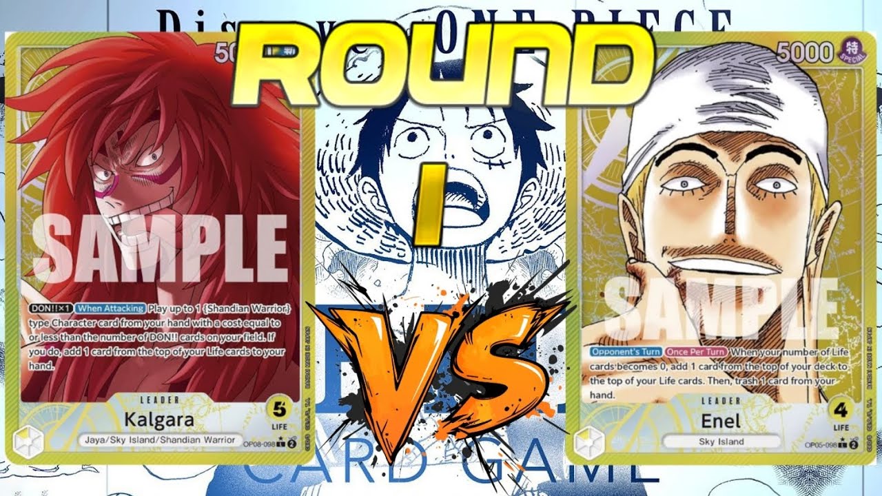 (OP12)🟡Kalgara vs 🟡Enel (Round 1  - Local Tournament OP12) // One Piece TCG