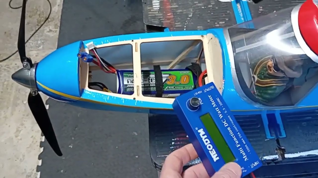 Watt Meter and Watts per Pound - Pichler Sinbad RC Glider