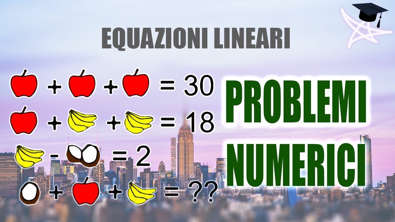 Problemi numerici risolvibili con le equazioni lineari