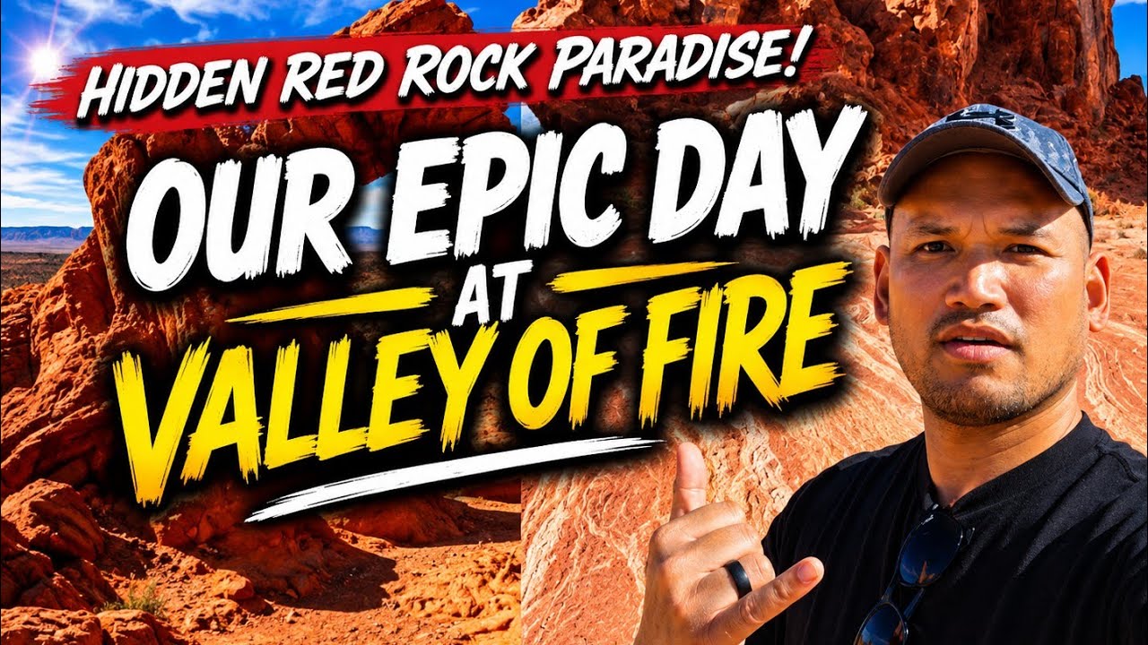 Valley of Fire State Park Adventure| Stunning Red Rock Views & Epic Desert Family Trip 