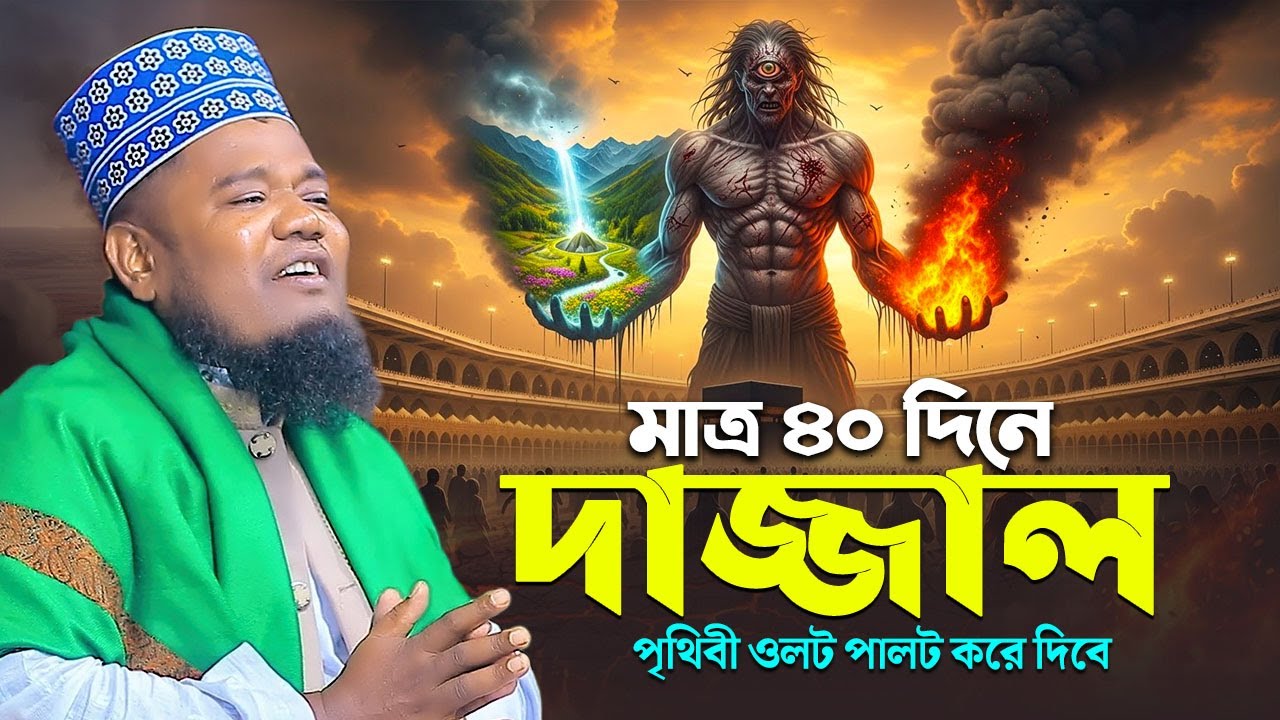 মাত্র ৪০ দিনে দাজ্জাল পৃথিবী ওলট পালট করে দিবে , ruhul amin siddiqui new waz