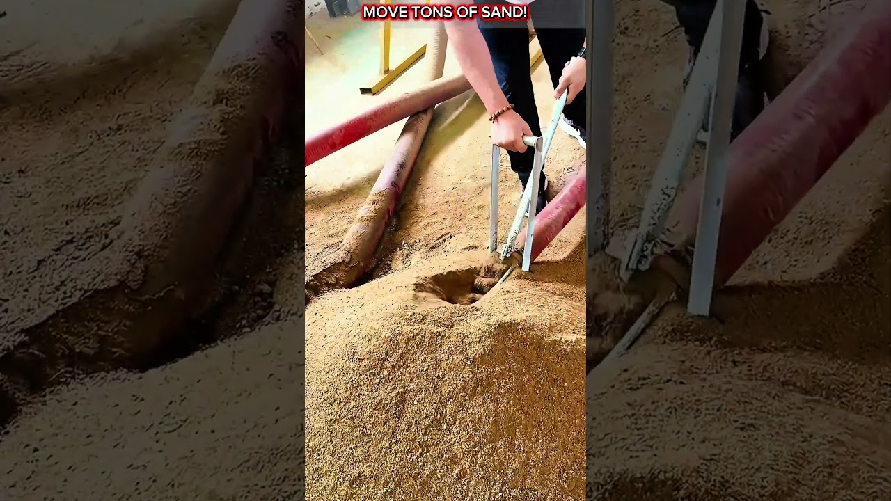 One Person Moves Tons of Sand with Ease!