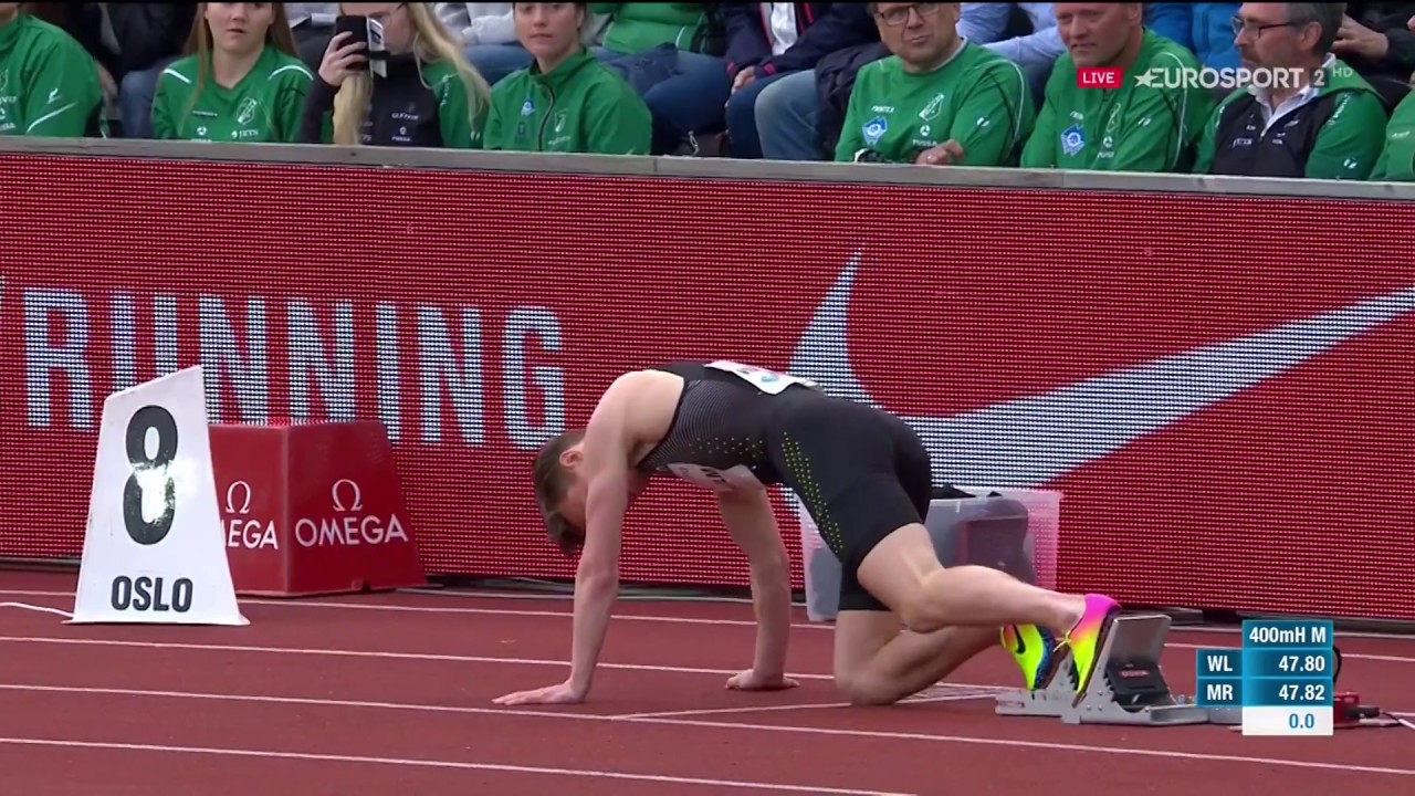 Yasmani Copello 48.44 SB - Men's 400m Hurdles 2. - Oslo Diamond League June 15, 2017