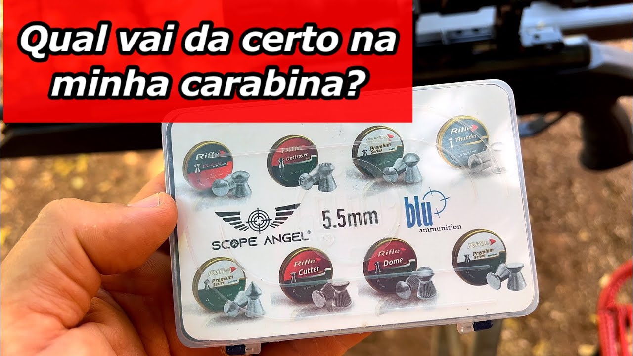 Melhor Chumbinho pra Carabina 60 kg gás ram!