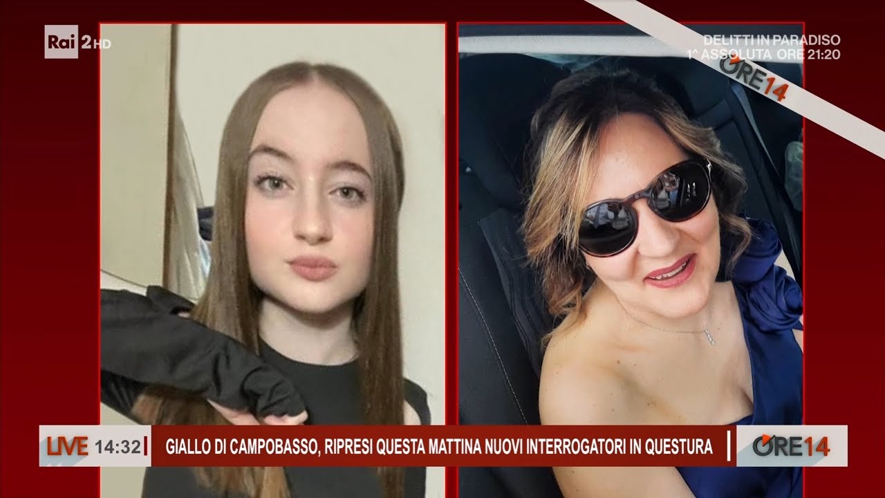 Madre e figlia morte a Campobasso con la ricina - Ore 14 - 10/04/2026