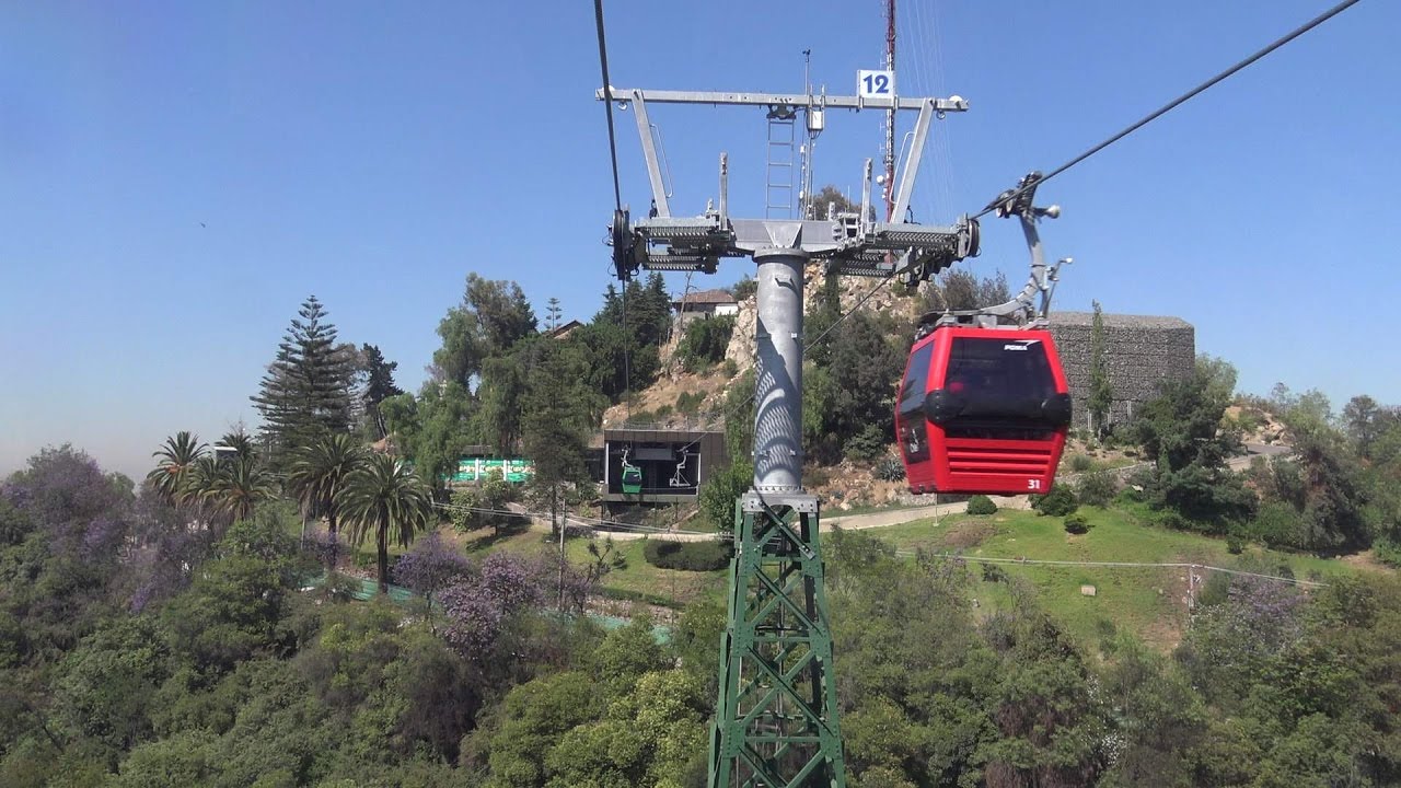 Teleferico (Cable car) back to service in Santiago Chile