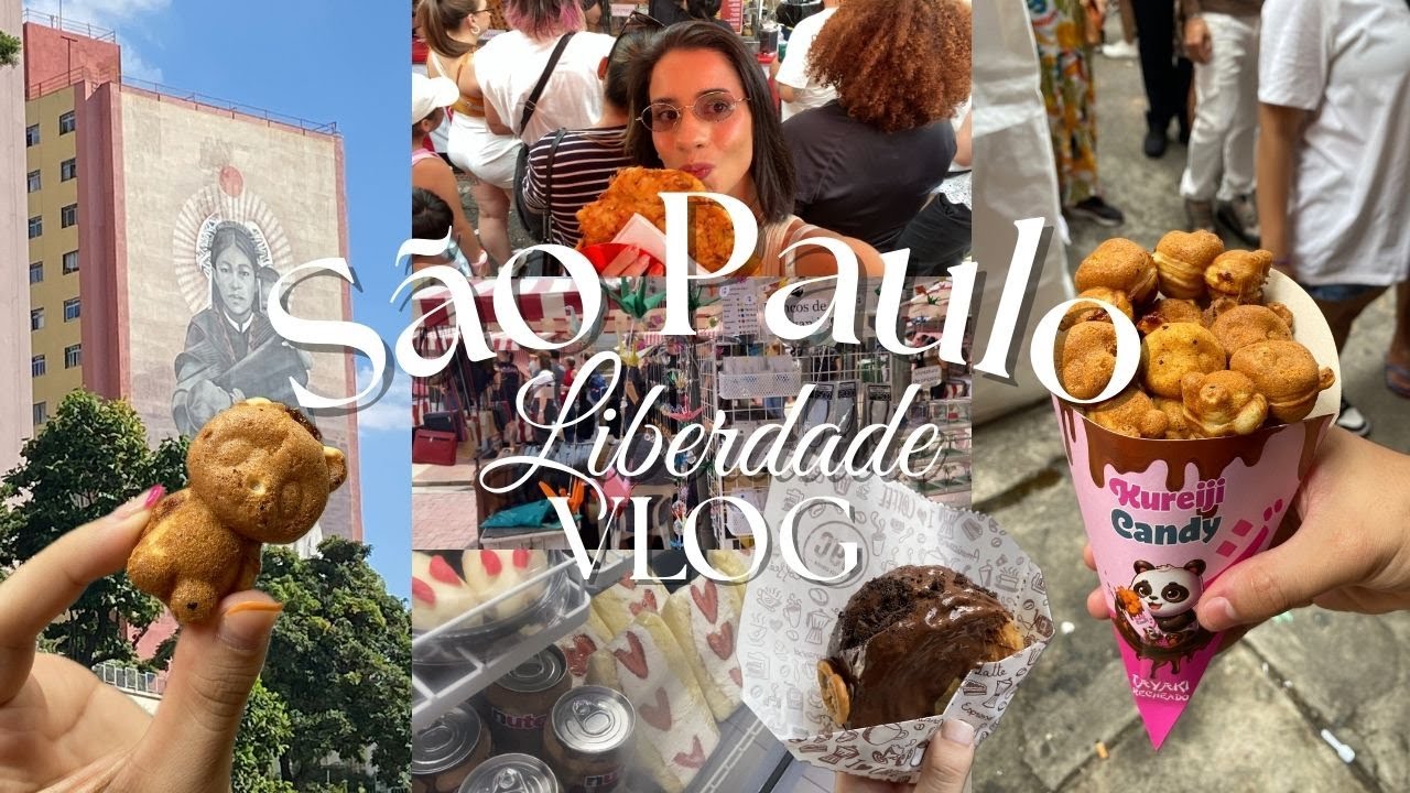 SÃO PAULO VLOG | JAPÃO-LIBERDADE, DOMINGO DE PASSEIO NA FEIRA DA LIBERDADE