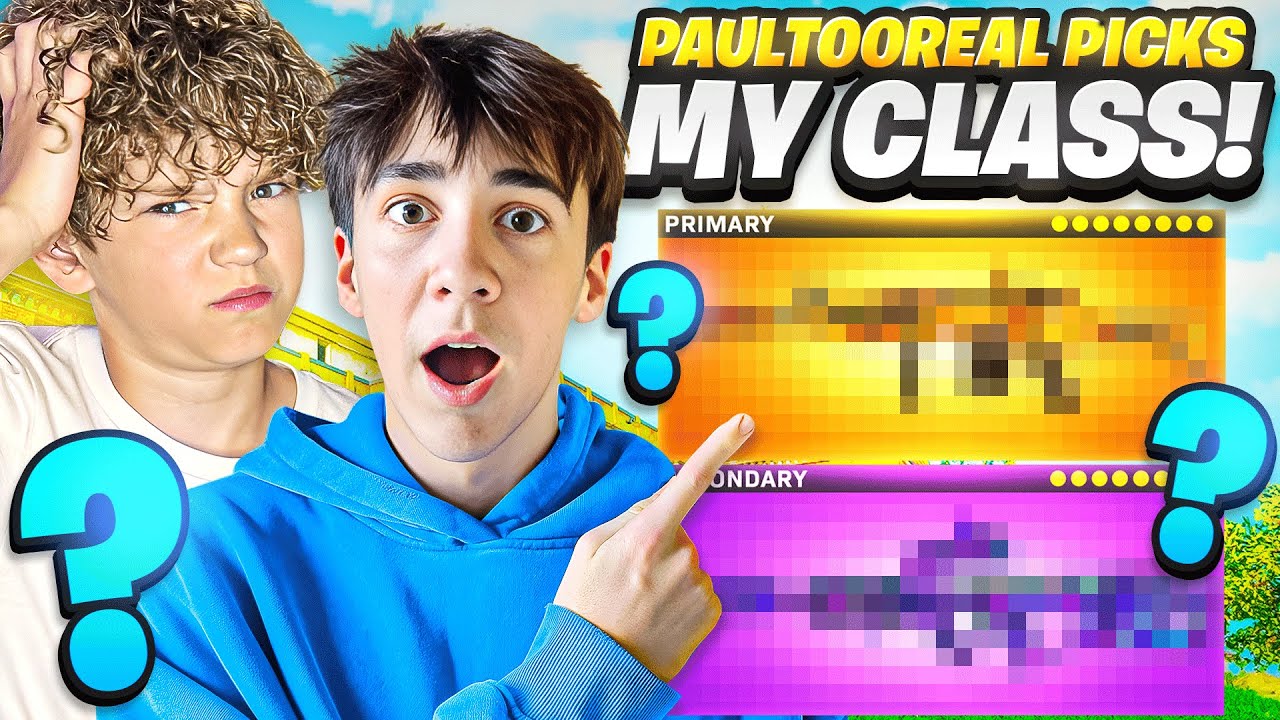 PaultooReall Picks My Class in Warzone! (Bad Idea) 