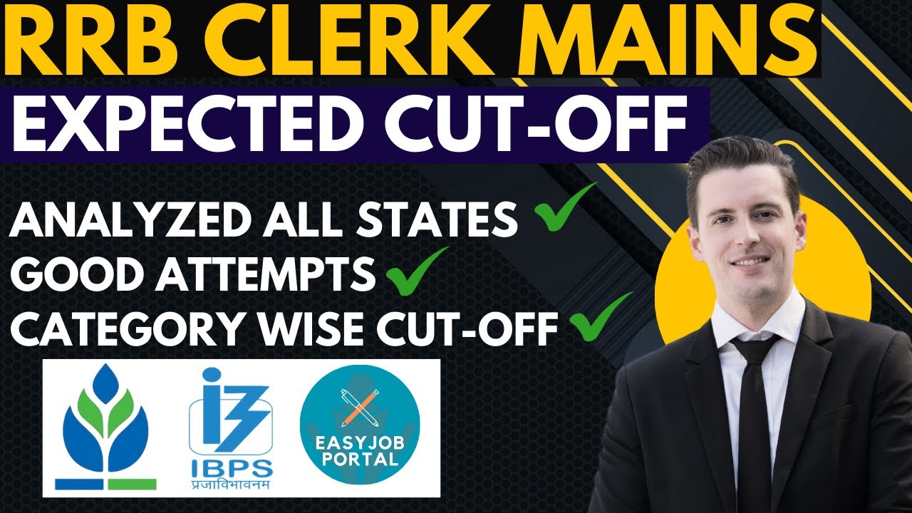 RRB CLERK MAINS EXPECTED CUT OFF 2025 | RRB CELRK MAINS CUTOFF |