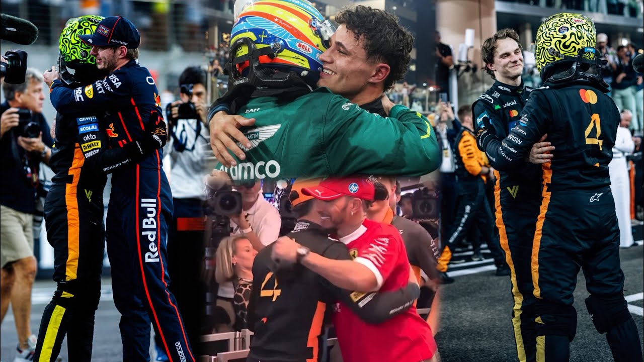 Lewis Hamilton Max Verstappen & more Drivers congratulate Lando Norris on 1st World Championship BTS
