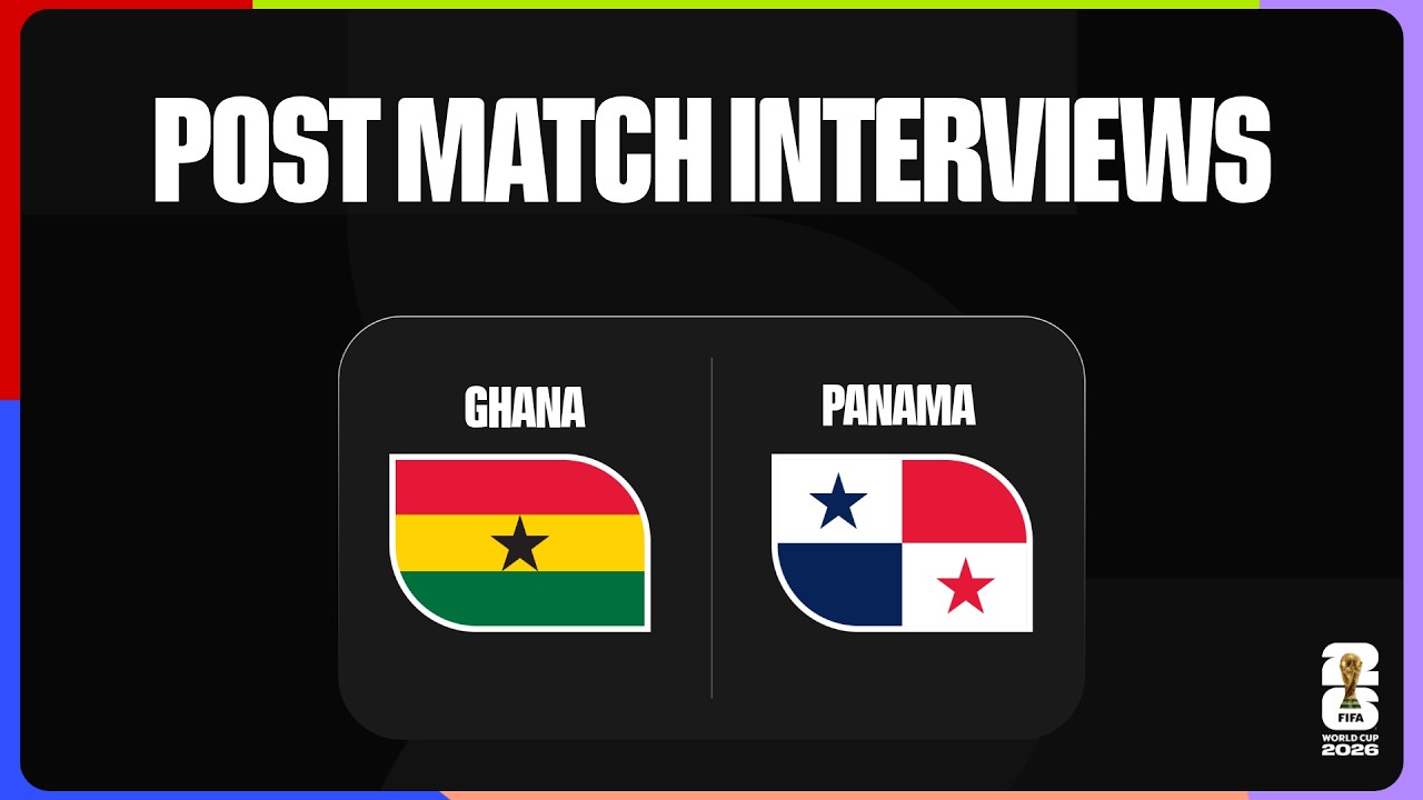 Post-Match Interviews: Ghana 1-0 Panama