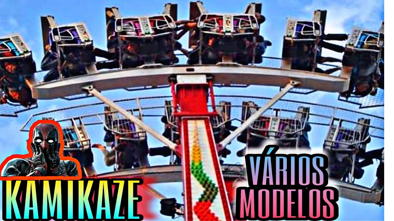 KAMIKAZE JUEGO MECÁNICO / KAMIKAZE RIDE AT FAIR/RANGER-EL MARTILLO/VARIOS MODELOS DE KAMIKAZE 2PARTE