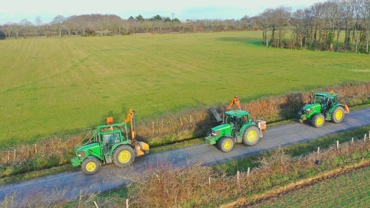 3 x JOHN DEERE 🌟/ Débroussaillage🌿🍀🍃  / Eta Orain / Noremat 🟠 / Rousseau / Beluga ✈