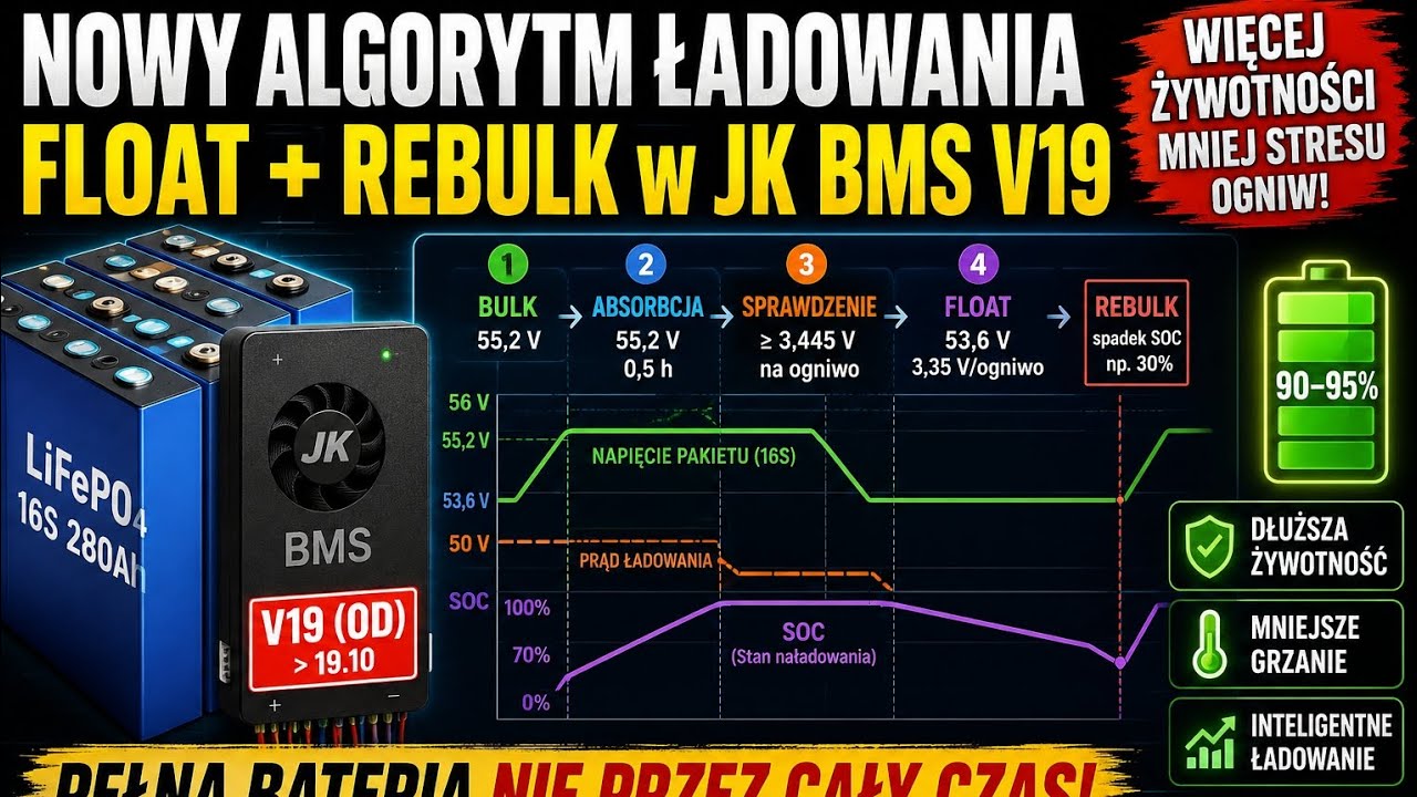 FLOAT 53,6V i REBULK &mdash; najlepsze ustawienia dla LiFePO4?