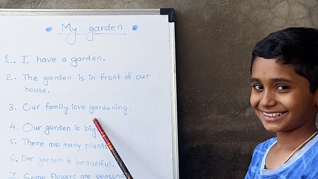 10 lines on my garden | 10 lines essay on my garden | my garden paragraph