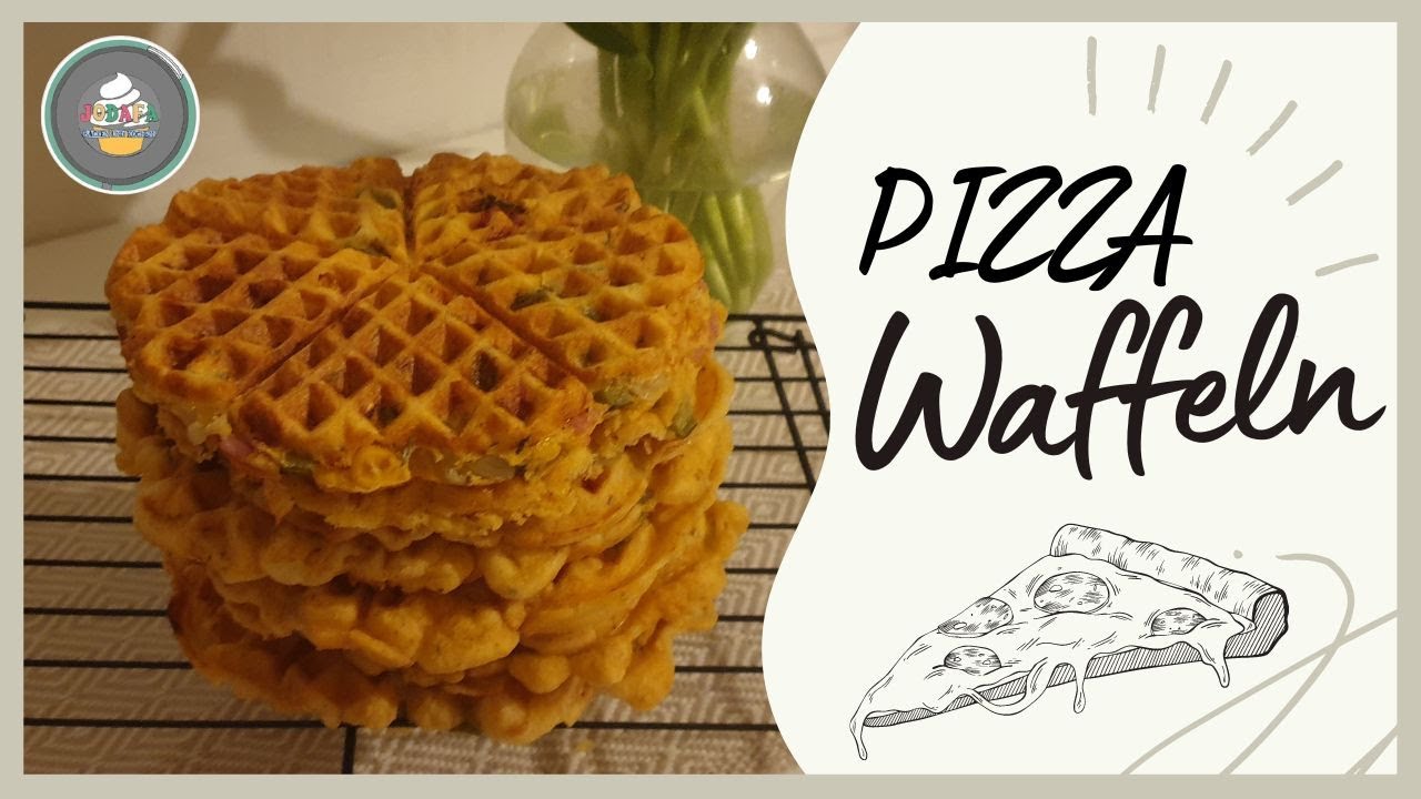 Schnelle und super leckere Pizza Waffeln🍕
