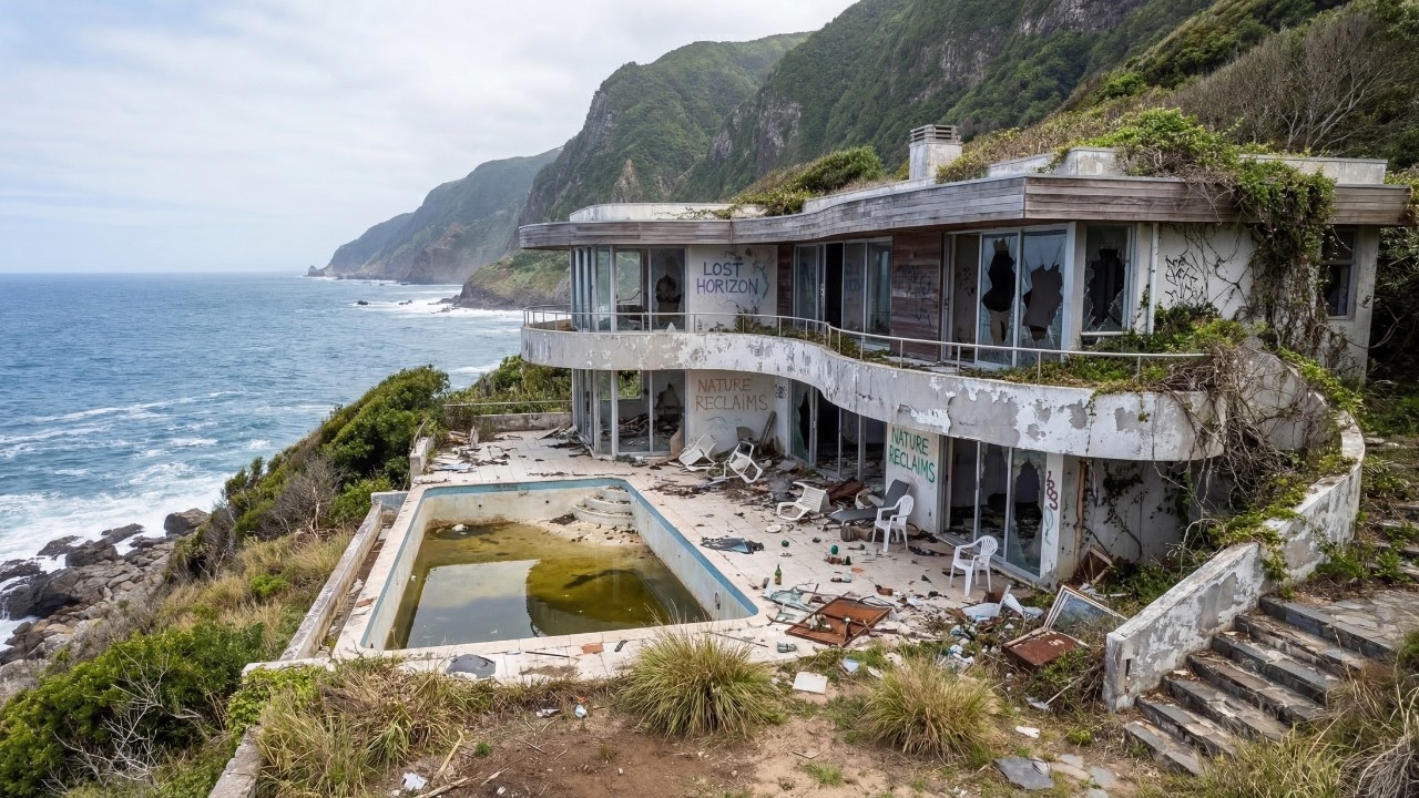 I Turned an Abandoned Coastal Mansion Into a Luxury Oceanfront Dream Home — Solo Build ASMR