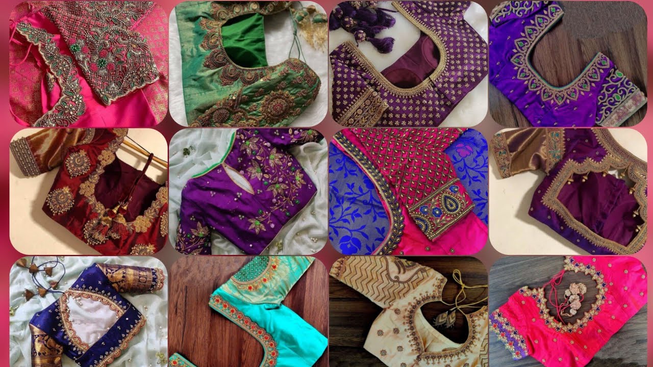 Embroidery blouse designs 💖💖