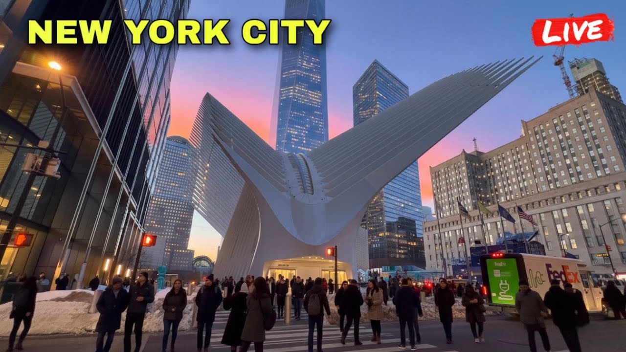 IRL New York City Lower Manhattan To Midtown Thursday Evening (05th February 2026)