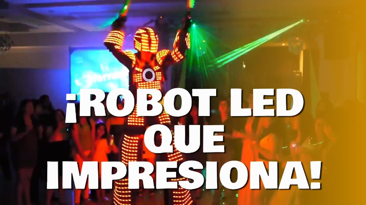 ¡Robot LED que IMPRESIONA!