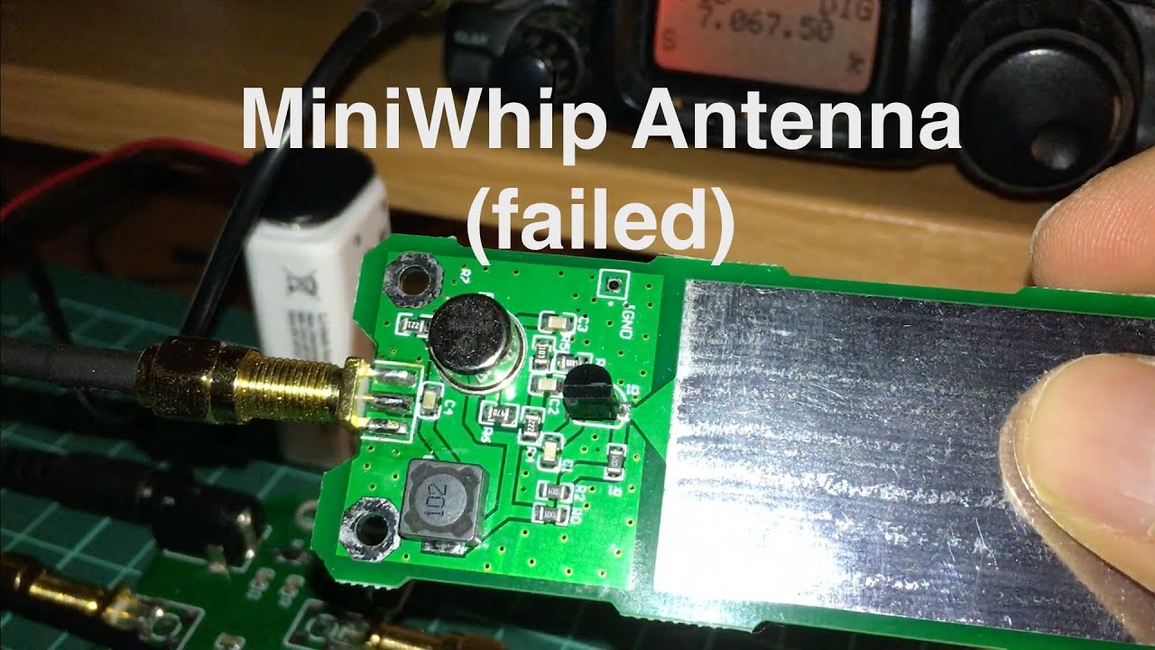MiniWhip Antenna (failed)