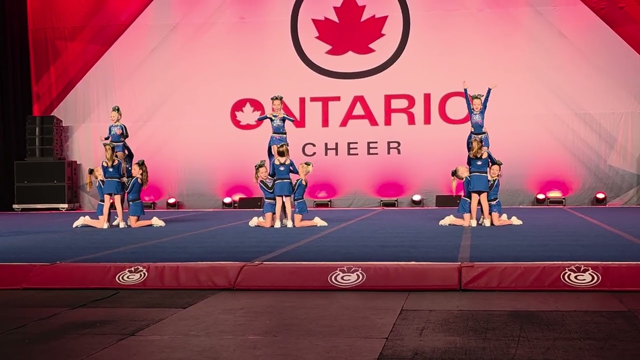 Champion Cheer Academy Prep U8 Level 1, BLITZ. 2026 OCF Provincials. Brampton.