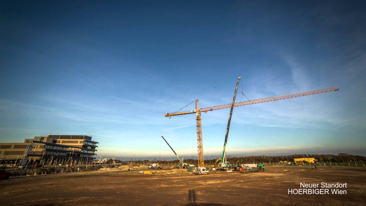 Liebherr - Erection of 280 EC-H 12 Litronic Tower Crane (Timelapse)