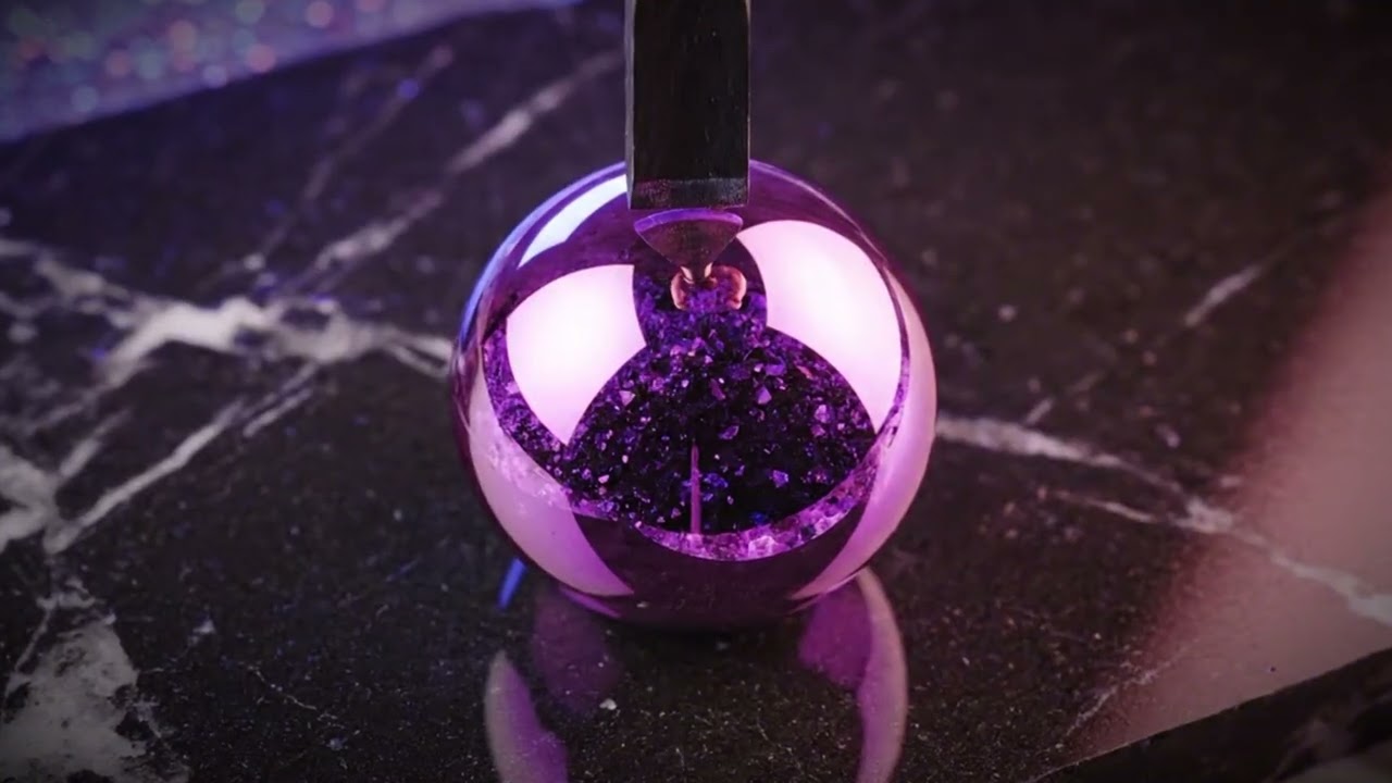 Liquid Mercury Diamond & Ruby Cutting ASMR | Impossible Gems No Talking