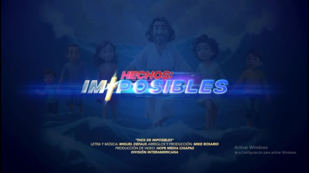 CANTO TEMA DIOS DE IMPOSIBLES - EBV 2025