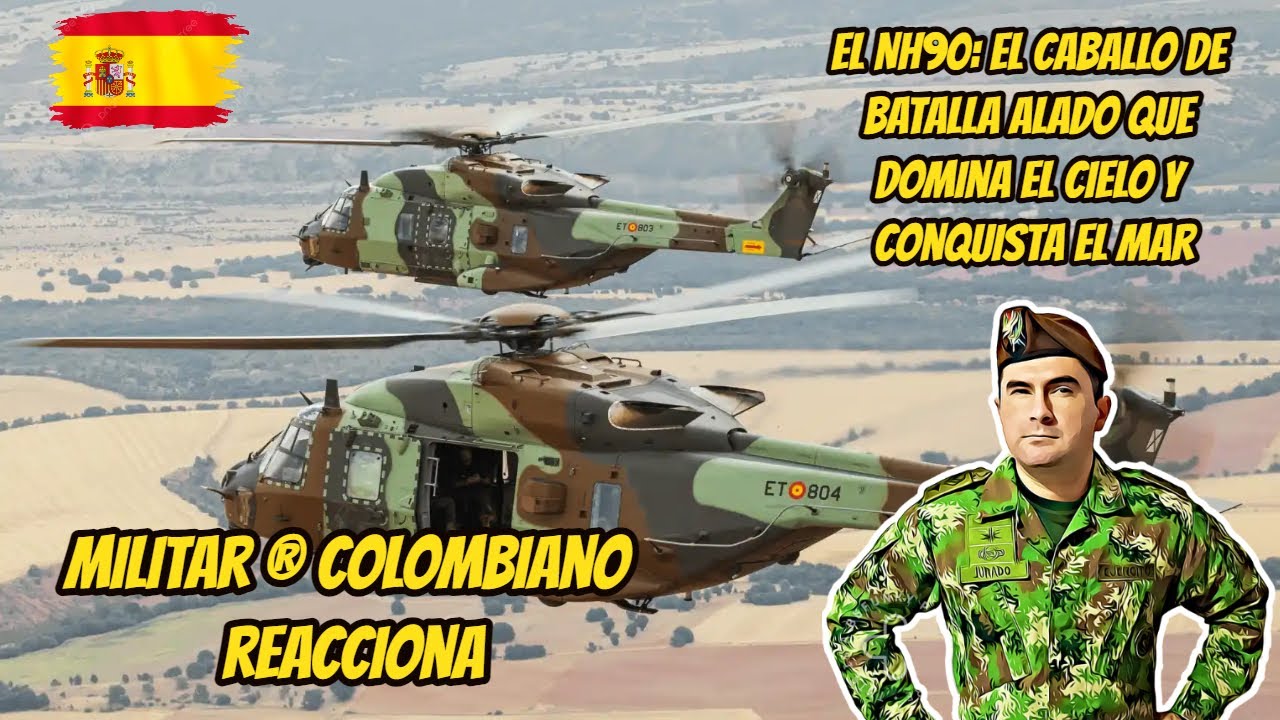 Militar ® Colombiano reacciona AL NH 90 EL MEJOR HELICOPTERO ESPAÑOL