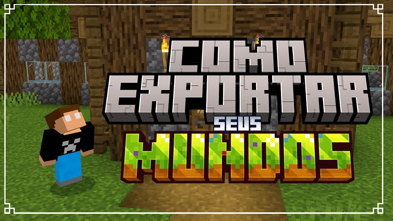 [✅]Como EXPORTAR seu mundo na NOVA INTERFACE DO MINECRAFT BEDROCK!