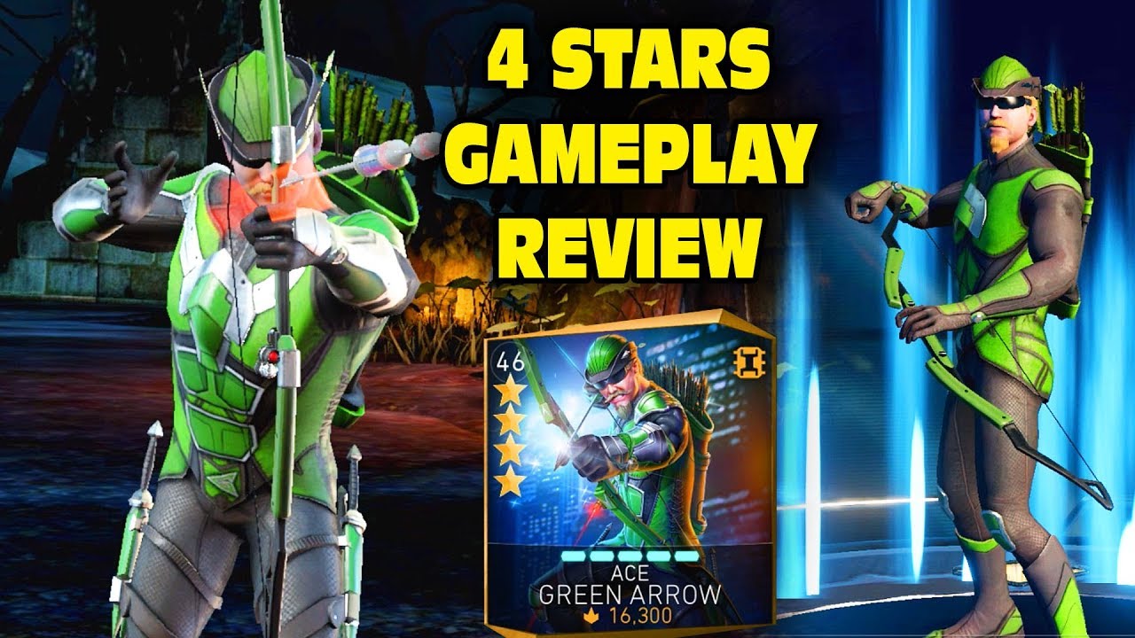 Unlocking 4-STAR Ace Green Arrow in Injustice 2 Mobile. Gameplay, Super Move, Review. IS HE GOOD?