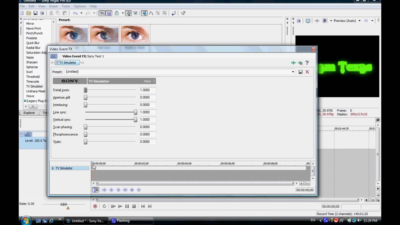 SONY VEGAS TUTORIAL | MATRIX TEXT EFFECT