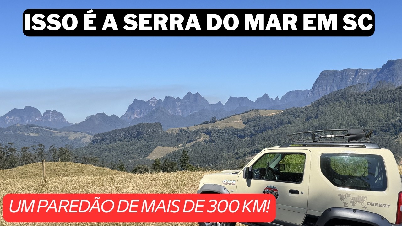 A SERRA GERAL DE SANTA CATARINA: O PAREDÃO DE 300 KM E UMA DAS ESTRADAS MAIS LINDAS DO BRASIL!
