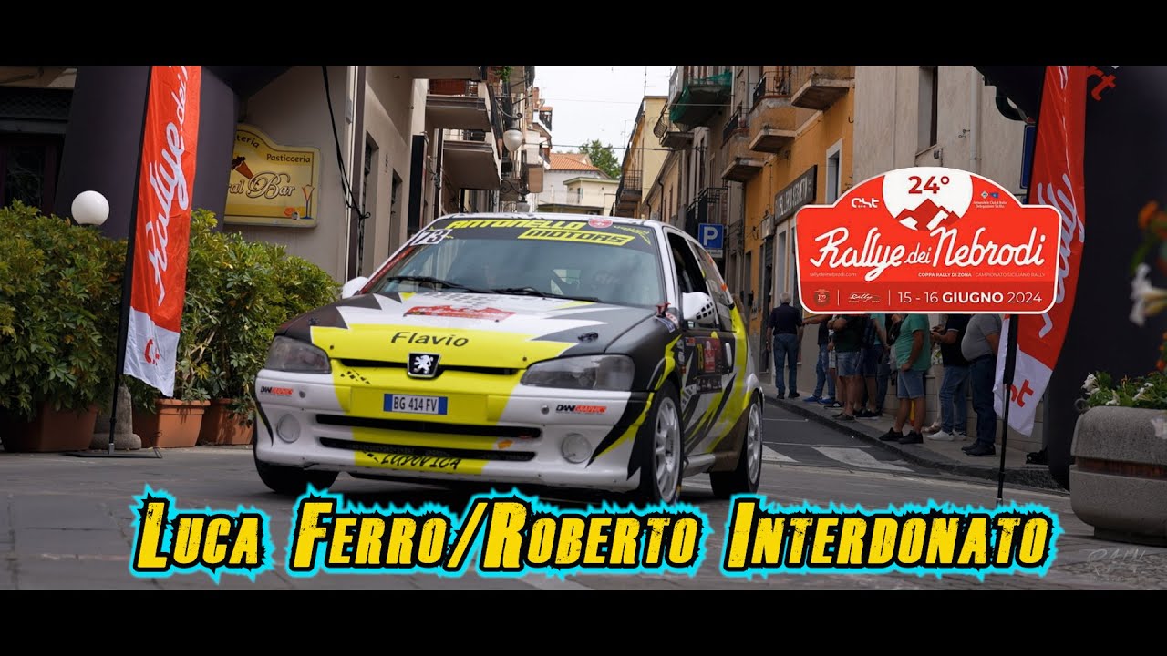 Rally dei Nebrodi 2024 - Luca Ferro/Roberto Interdonato (Peugeot 106 Rally)