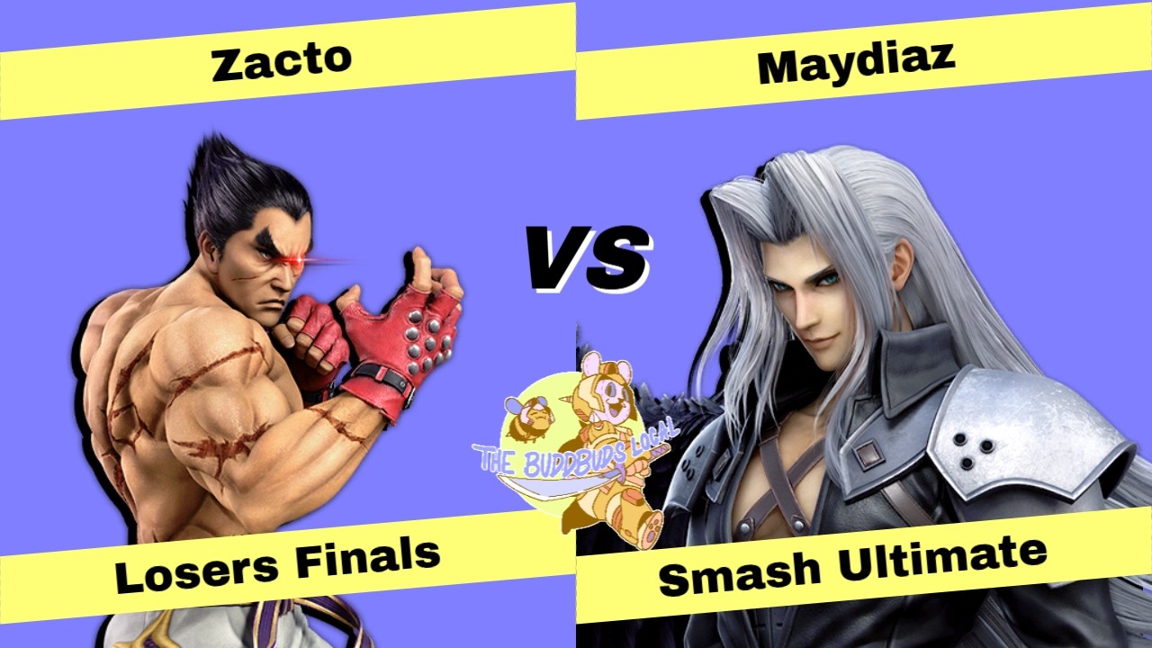 The BuddBuds Local #29: Losers Finals - Zacto (Kazuya) Vs. Maydiaz (Sephiroth) SSBU