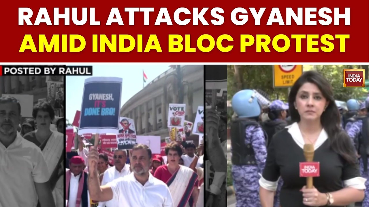 &ldquo;Gyanesh, It&rsquo;s Done Bro&rdquo; | Rahul Gandhi&rsquo;s Attack On CEC | INDIA Bloc Protest | India Today