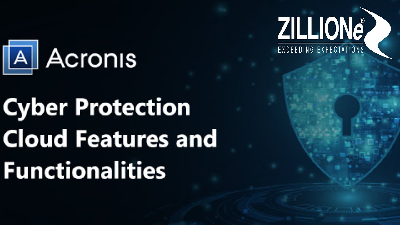 Acronis Webinar ZILLIONe