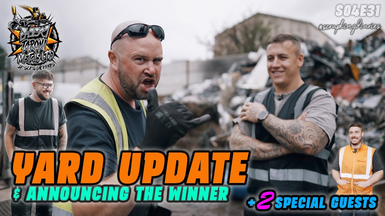 YARD UPDATE & ANNOUNCING THE WINNER + 2 SPECIAL GUESTS | Scrap King Diaries #S04E31