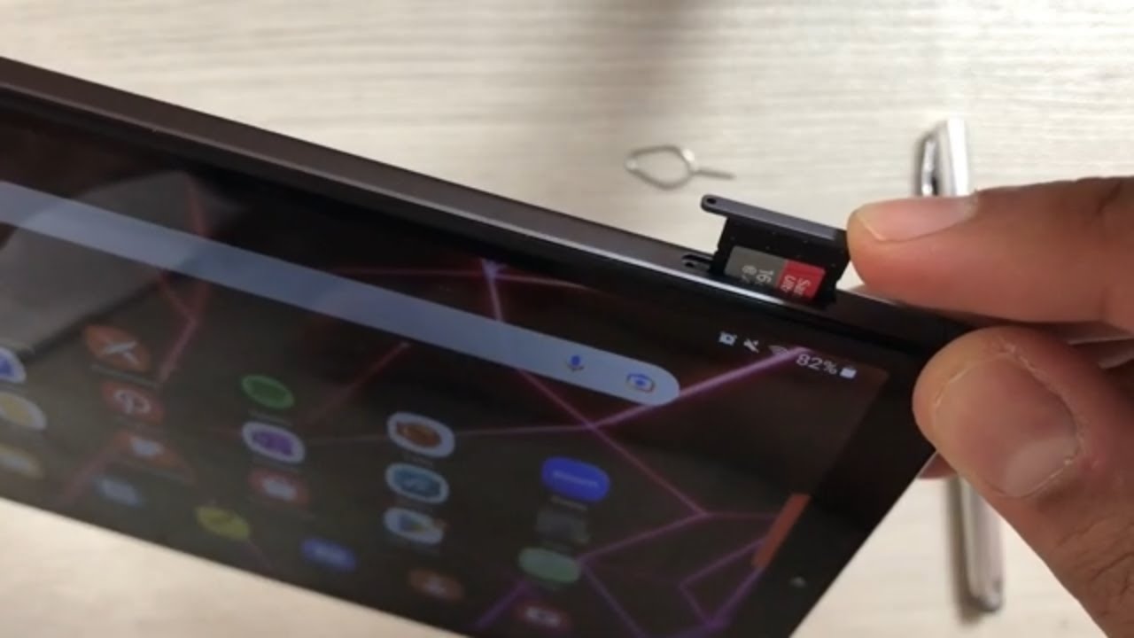 Samsung Galaxy Tab A7 Lite: как вставить карту памяти Micro SD и перенести приложения на карту памяти