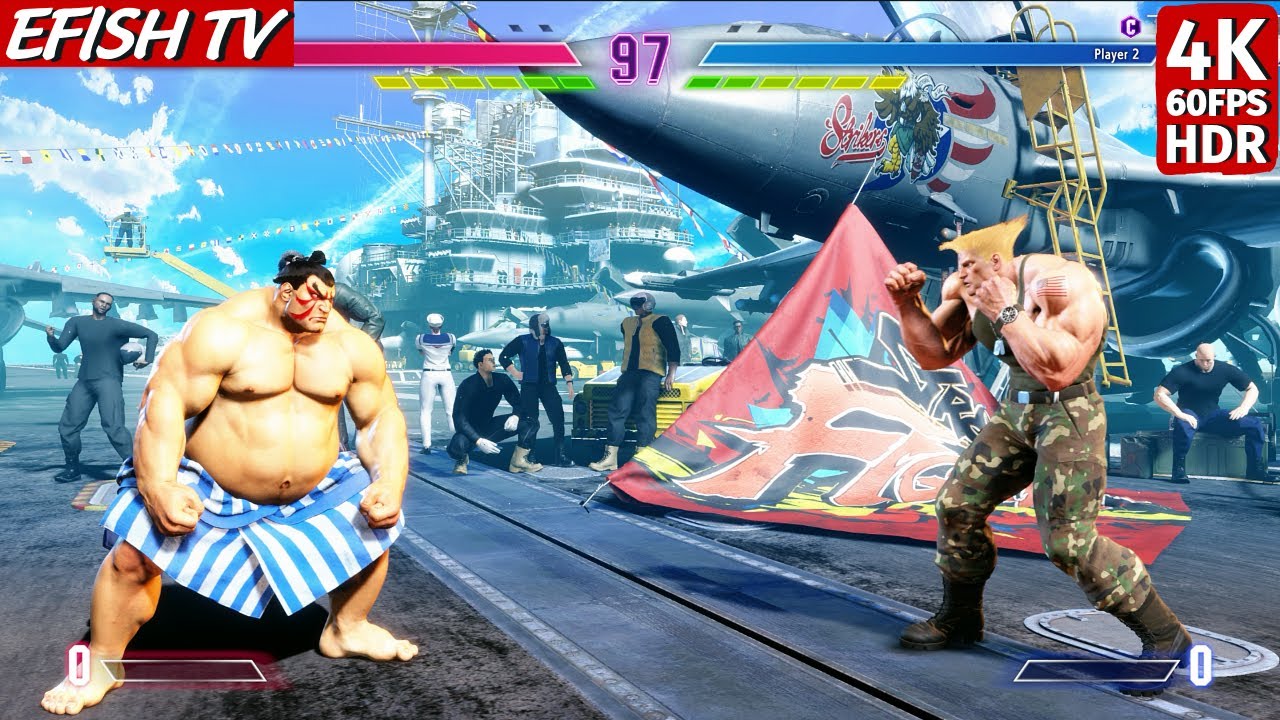 E. Honda vs Guile (Hardest AI) - Street Fighter 6