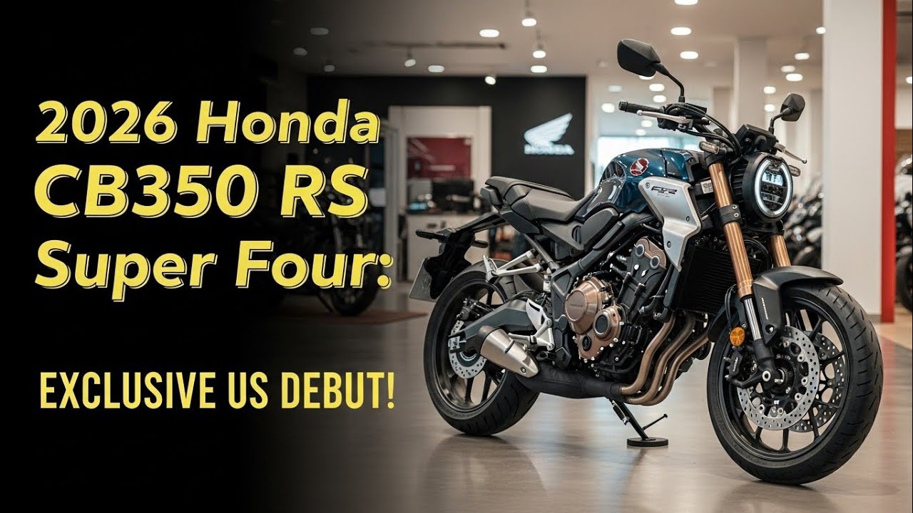 Honda CB350 RS Super Four 2026 года – возрождение ретро-легенды с современной душой 🔥‼️