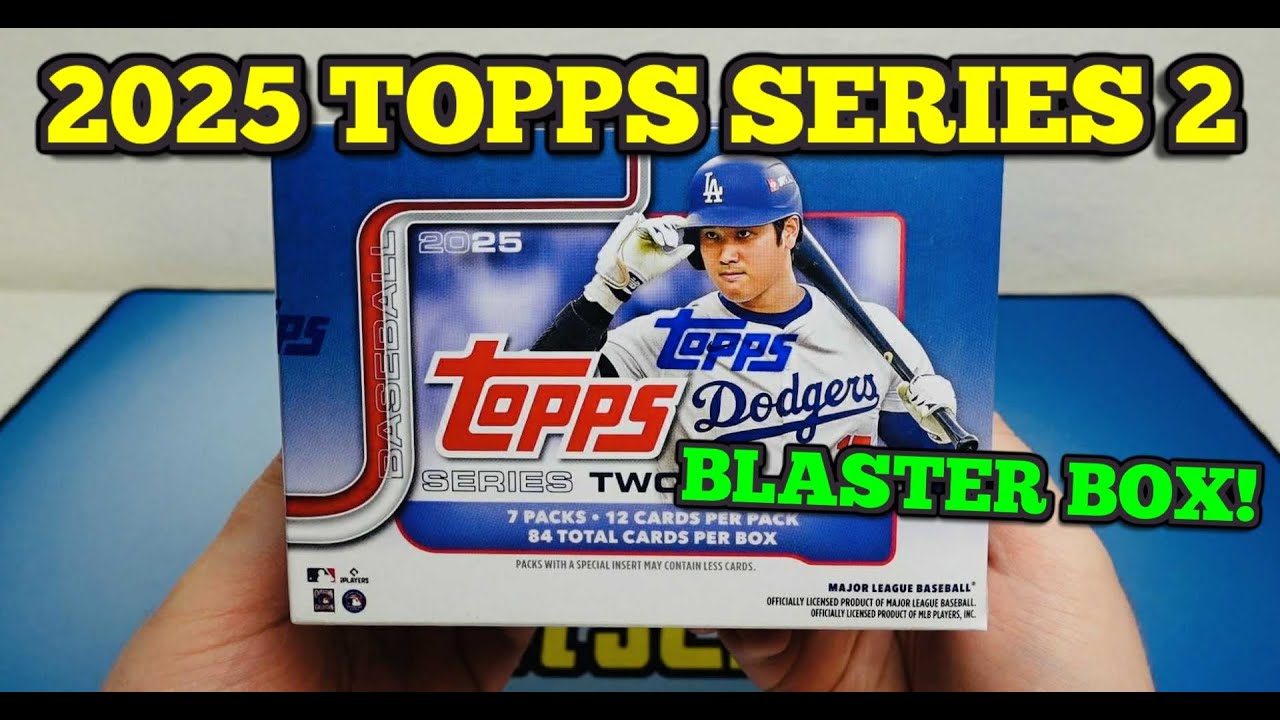 Představujeme: Blaster Box 2025 Topps Series 2! Baseballové kartičky MLB! Unboxing!