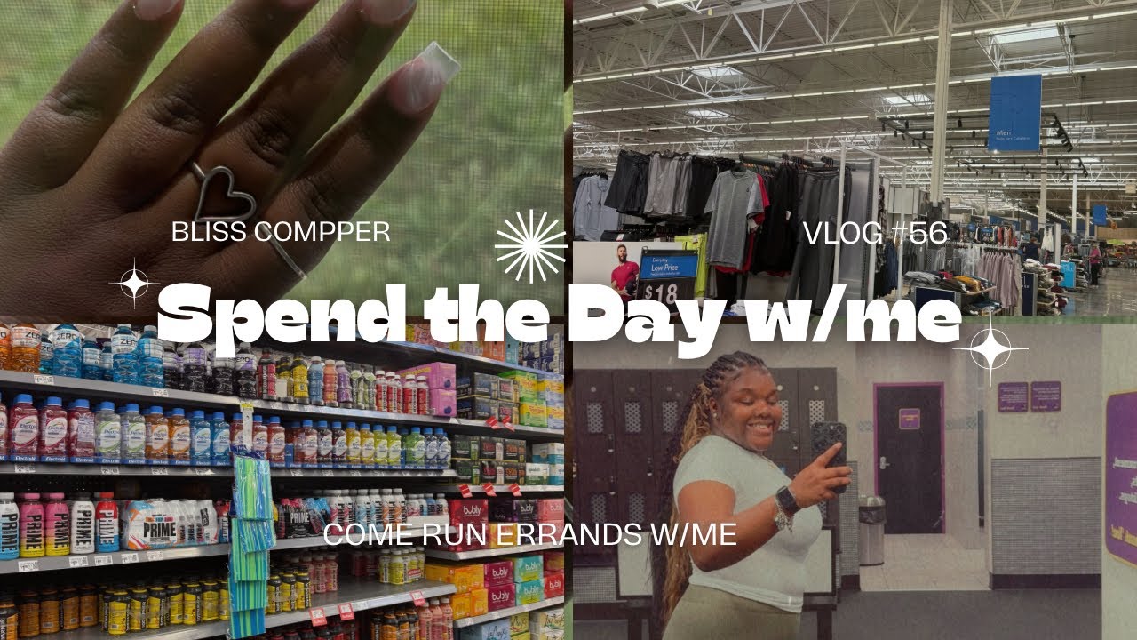 Spend the Day with me | Run errands with me, Cooking, Cleaning , New nails , etc…