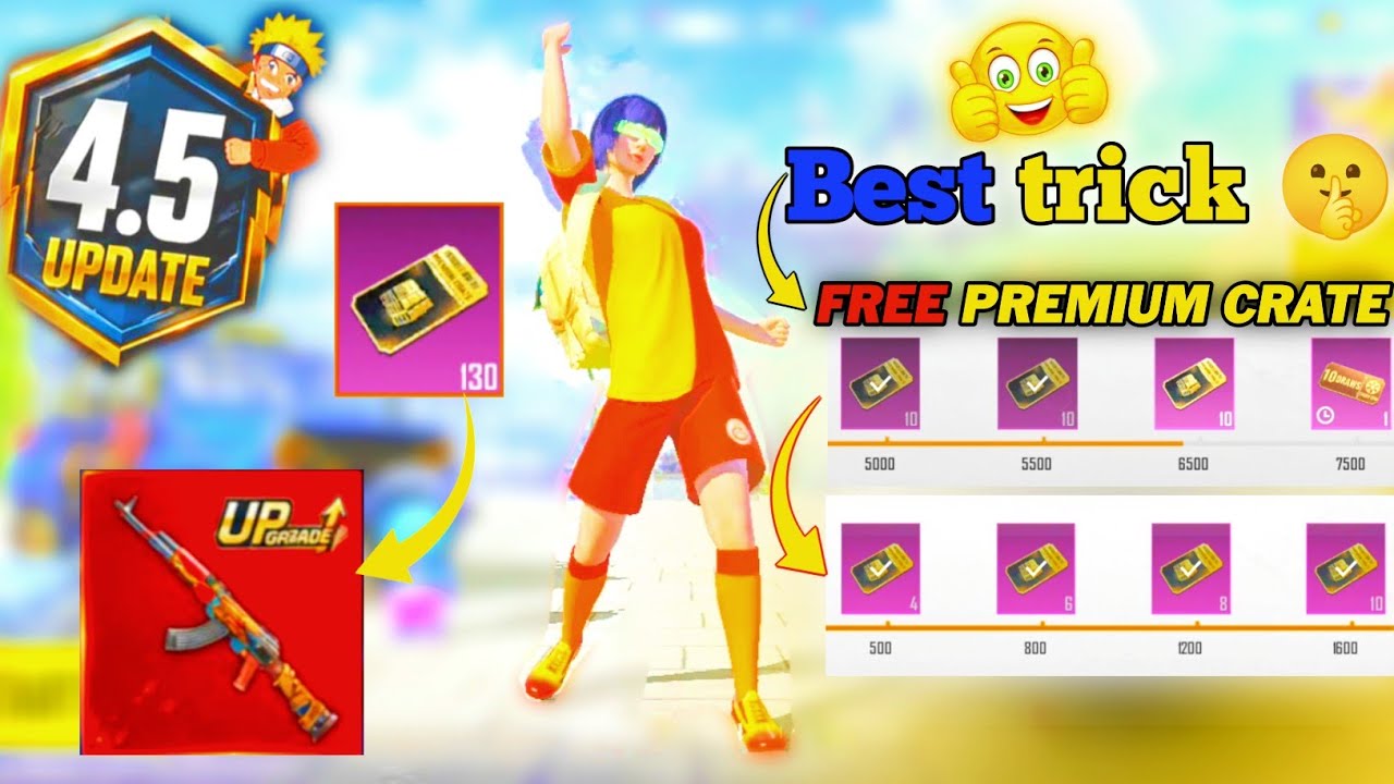 120 Free Crates Premium | free premium crate in pubg mobile | premium crate 120 creates upgrade new