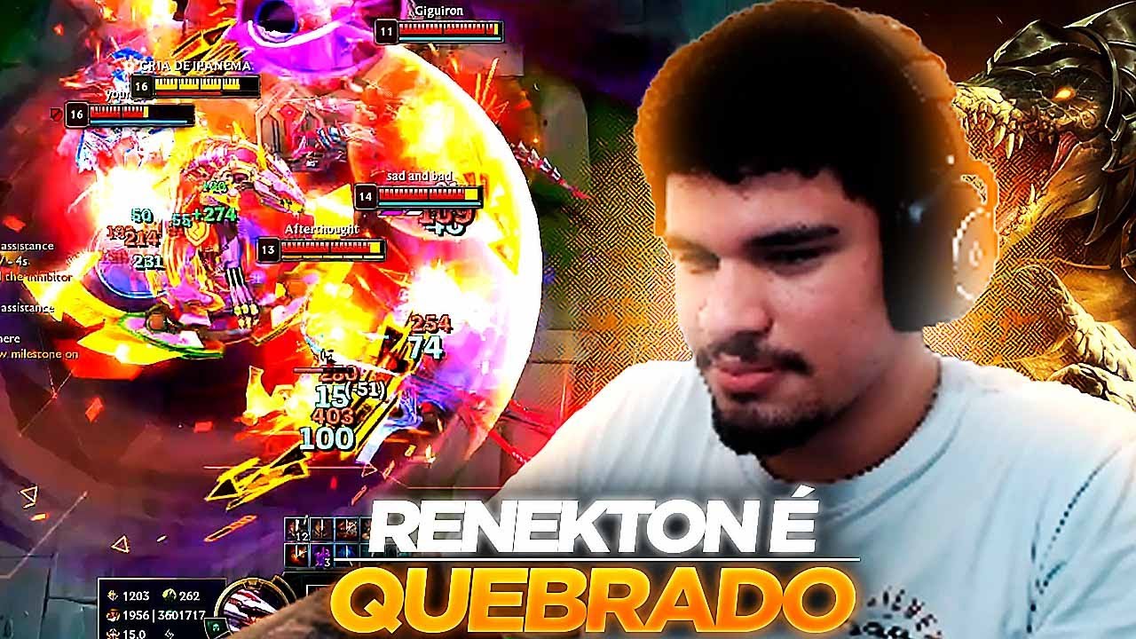 EU SEMPRE ESQUEÇO COMO RENEKTON É QUEBRADO!