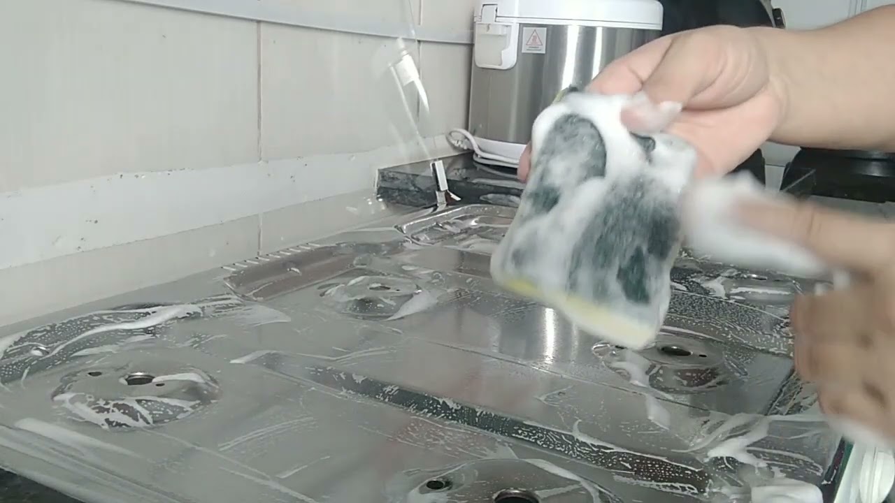 Dando um polimento no fogão e cozinha 🤩😄👍 #limpeza #casalimpa#limpezadecasa